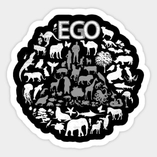 ECO or EGO - ECONOMIC or EGOISTIC Sticker